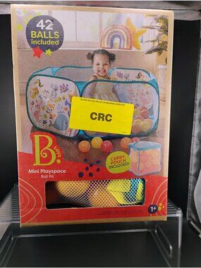 Mini Playspace Ball Pit 42 Balls Carry Pouch BPA-Free Portable